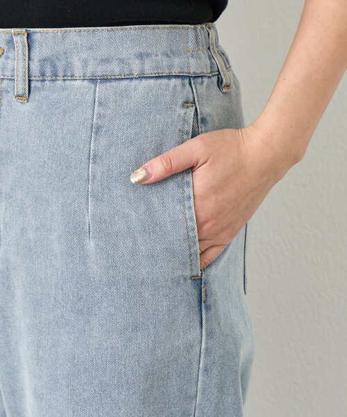 Jena espace merveilleux（ジェナ　エスパスメルヴェイユ）の「ソフトバギーデニムパンツ（デニムパンツ・レディース・ブルー/ブルー系その他・FREE）」の21枚目の写真