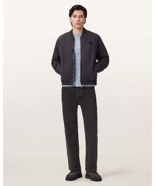 ALLSAINTS(オールセインツ)の「BRACE BRUSHED COTTON CREW NECK T-SHIRT | BRACE ブラッシュ コットン クルーネック Tシャツ(Tシャツ/カットソー・メンズ・ブルー系その他・XS/S/M/L/XL)」の4枚目の写真