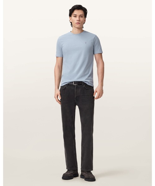 ALLSAINTS(オールセインツ)の「BRACE BRUSHED COTTON CREW NECK T-SHIRT | BRACE ブラッシュ コットン クルーネック Tシャツ(Tシャツ/カットソー・メンズ・ブルー系その他・XS/S/M/L/XL)」の5枚目の写真