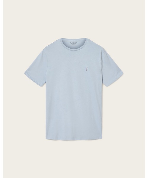 ALLSAINTS(オールセインツ)の「BRACE BRUSHED COTTON CREW NECK T-SHIRT | BRACE ブラッシュ コットン クルーネック Tシャツ(Tシャツ/カットソー・メンズ・ブルー系その他・XS/S/M/L/XL)」の7枚目の写真