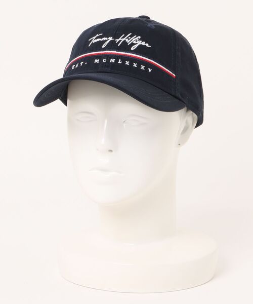 TOMMY HILFIGER（トミーヒルフィガー）の「TOMMY HILFIGER　ロゴキャップ（キャップ・メンズ・ネイビー/ブラック・FREE）」の19枚目の写真