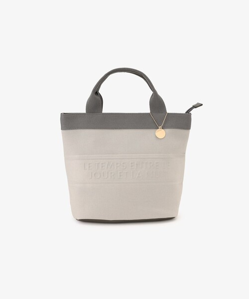 Afternoon Tea(アフタヌーンティー)の「MON JOURNALエンボスミニトートバッグ(トートバッグ・レディース・グレー・ONE SIZE)」の1枚目の写真