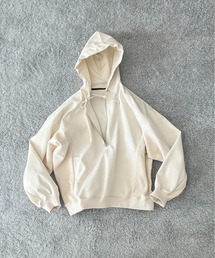my beautiful landlet（マイビューティフルランドレット）の「my beautiful Panelled half-zip hoodie（パーカー）」