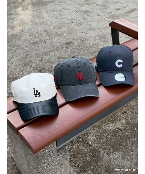 NEW ERA(ニューエラ)の「【MLB×New Era×MURUA】ウォッシュCAP(キャップ・レディース・ブラック・FREE)」の8枚目の写真