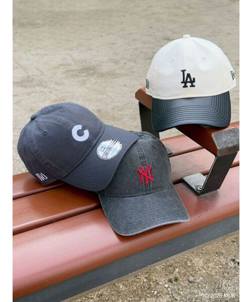 NEW ERA(ニューエラ)の「【MLB×New Era×MURUA】ウォッシュCAP(キャップ・レディース・ブラック・FREE)」の7枚目の写真