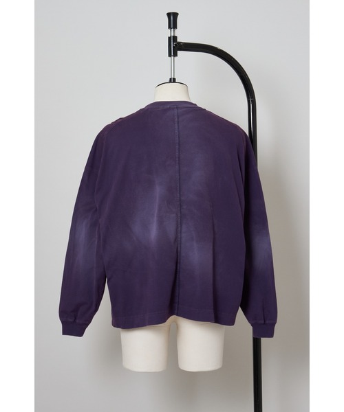 SHINYAKOZUKA（シンヤコヅカ）の「WASHED ORDINARY L/S TEE（スウェット・メンズ・パープル・SMALL/MEDIUM）」の2枚目の写真