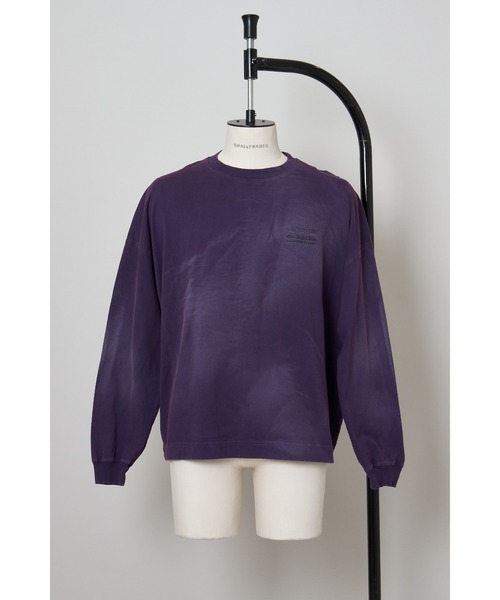 SHINYAKOZUKA（シンヤコヅカ）の「WASHED ORDINARY L/S TEE（スウェット・メンズ・パープル・SMALL/MEDIUM）」の4枚目の写真