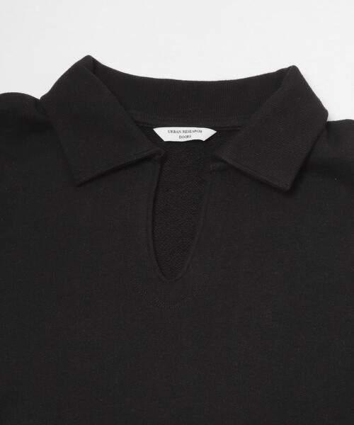 URBAN RESEARCH DOORS（アーバンリサーチドアーズ）の「TOMPKINS裏毛 スキッパースウェット（スウェット・メンズ・ネイビー/グレー/ブラック・LARGE/MEDIUM）」の21枚目の写真