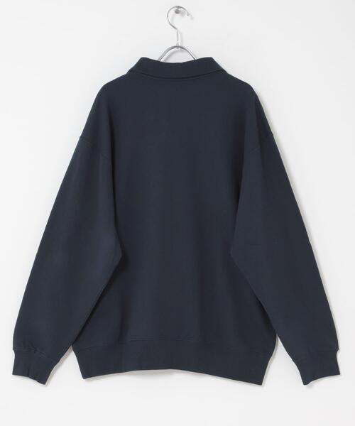 URBAN RESEARCH DOORS(アーバンリサーチドアーズ)の「TOMPKINS裏毛 スキッパースウェット(スウェット・メンズ・ネイビー/グレー/ブラック・LARGE/MEDIUM)」の7枚目の写真