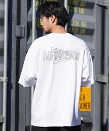 NEW ERA/ニューエラ 半袖 Tシャツ オーバーサイズド Overlap Logo パフォーマンスアパレル バックプリント 吸汗速乾