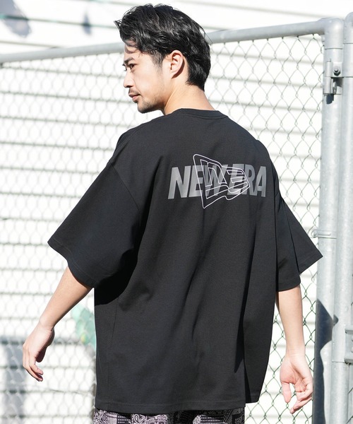 NEW ERA/ニューエラ 半袖 Tシャツ オーバーサイズド Overlap Logo