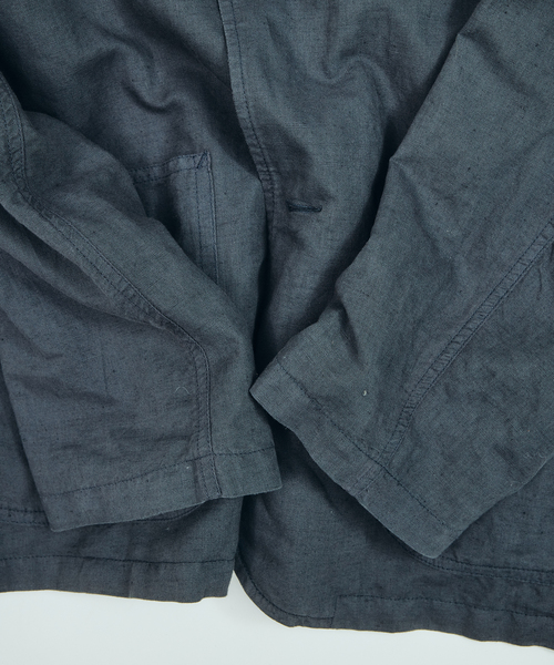 JOURNAL STANDARD relume（ジャーナルスタンダード　レリューム）の「European Flax / ヨーロピアンフラックス ガーメントダイ 2Bジャケット（テーラードジャケット・メンズ・ブラックミックス/ホワイト系その他/オリーブ・MEDIUM/LARGE）」の19枚目の写真
