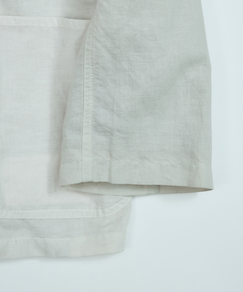 JOURNAL STANDARD relume（ジャーナルスタンダード　レリューム）の「European Flax / ヨーロピアンフラックス ガーメントダイ 2Bジャケット（テーラードジャケット・メンズ・ブラックミックス/ホワイト系その他/オリーブ・MEDIUM/LARGE）」の21枚目の写真