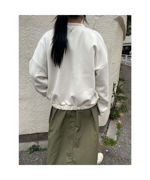 Rydia（リディア）の「コビニャーブルゾン（ブルゾン・レディース・ブラック/スモークピンク/オフホワイト・M）」の9枚目の写真