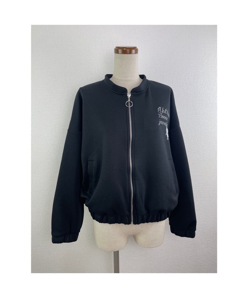 Rydia（リディア）の「コビニャーブルゾン（ブルゾン・レディース・ブラック/スモークピンク/オフホワイト・M）」の10枚目の写真