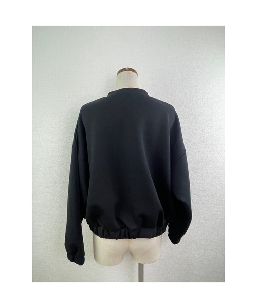 Rydia（リディア）の「コビニャーブルゾン（ブルゾン・レディース・ブラック/スモークピンク/オフホワイト・M）」の12枚目の写真