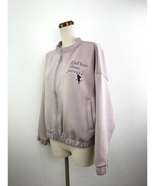 Rydia（リディア）の「コビニャーブルゾン（ブルゾン・レディース・ブラック/スモークピンク/オフホワイト・M）」の16枚目の写真