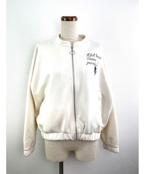 Rydia（リディア）の「コビニャーブルゾン（ブルゾン・レディース・ブラック/スモークピンク/オフホワイト・M）」の4枚目の写真