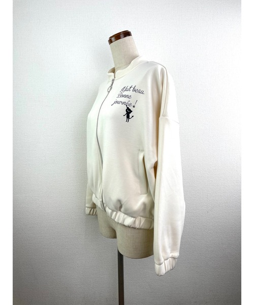 Rydia（リディア）の「コビニャーブルゾン（ブルゾン・レディース・ブラック/スモークピンク/オフホワイト・M）」の5枚目の写真