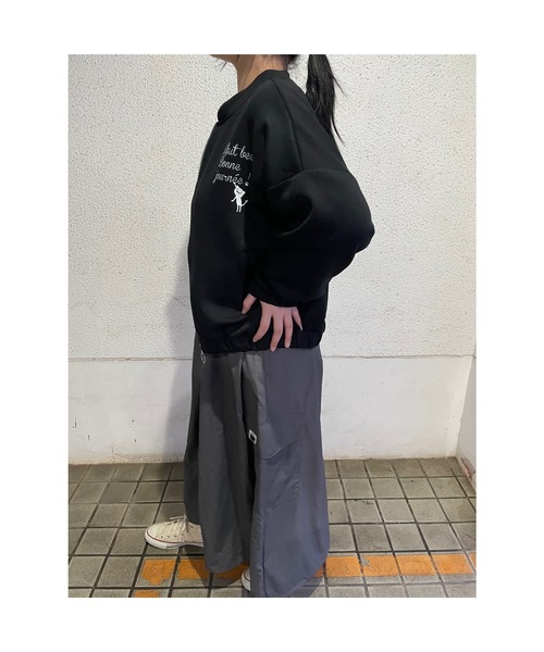 Rydia（リディア）の「コビニャーブルゾン（ブルゾン・レディース・ブラック/スモークピンク/オフホワイト・M）」の14枚目の写真