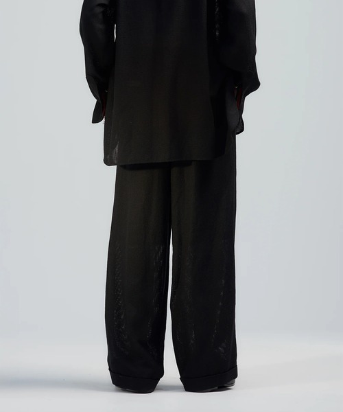 BED J.W. FORD(ベッドフォード)の「【BED J.W. FORD/ベッドフォード】Nice Material Easy P(スラックス・メンズ・ブラック/ブラウン・0/1)」の5枚目の写真