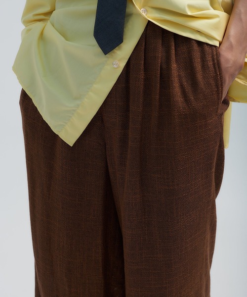 BED J.W. FORD(ベッドフォード)の「【BED J.W. FORD/ベッドフォード】Nice Material Easy P(スラックス・メンズ・ブラック/ブラウン・0/1)」の8枚目の写真