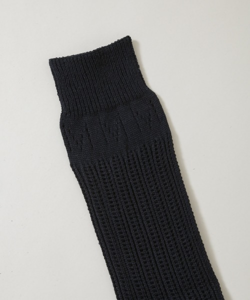 MARCOMONDE（マルコモンド）の「MARCOMONDE/wholegarment race tabi socks（ソックス/靴下・レディース・ブラック/ホワイト・FREE）」の5枚目の写真