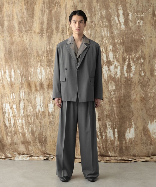 HARE(ハレ)の「【NARRIL】Wool Blend Tailored Jacket(テーラードジャケット・メンズ・ブラック/グレー・SMALL/MEDIUM)」の21枚目の写真