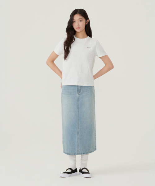 COVERNAT WOMAN（カバーナットウーマン）の「[2PACK] ウィメンズクールコットンエッセンシャルTシャツオートミール+ブラック（Tシャツ/カットソー・レディース・その他・WS/WM/LARGE）」の8枚目の写真