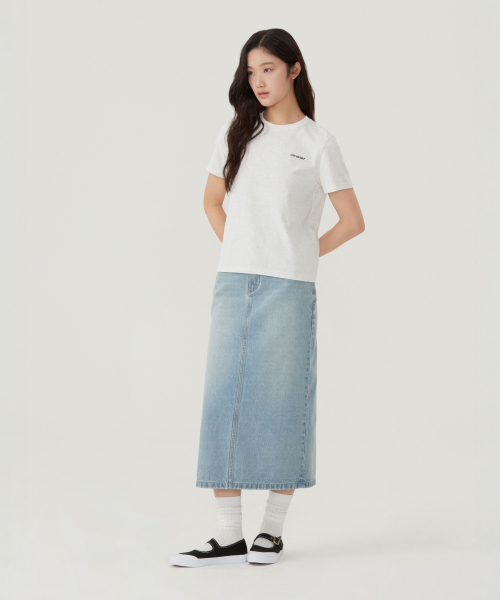 COVERNAT WOMAN（カバーナットウーマン）の「[2PACK] ウィメンズクールコットンエッセンシャルTシャツオートミール+ブラック（Tシャツ/カットソー・レディース・その他・WS/WM/LARGE）」の9枚目の写真