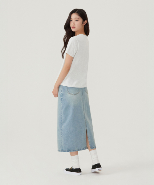 COVERNAT WOMAN（カバーナットウーマン）の「[2PACK] ウィメンズクールコットンエッセンシャルTシャツオートミール+ブラック（Tシャツ/カットソー・レディース・その他・WS/WM/LARGE）」の10枚目の写真