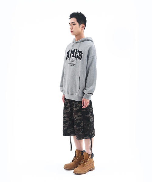 AMESWORLDWIDE（アメスワールドワイド）の「BASIC APPLIQUE HOODIE GREY（パーカー・レディース・その他・LARGE/MEDIUM/SMALL）」の8枚目の写真