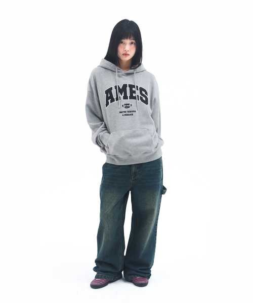 AMESWORLDWIDE（アメスワールドワイド）の「BASIC APPLIQUE HOODIE GREY（パーカー・レディース・その他・LARGE/MEDIUM/SMALL）」の9枚目の写真