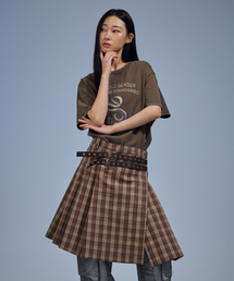 VETEZE（ベテゼ）の「Karv Buckle Wrap Skirt (Brown)（スカート）」