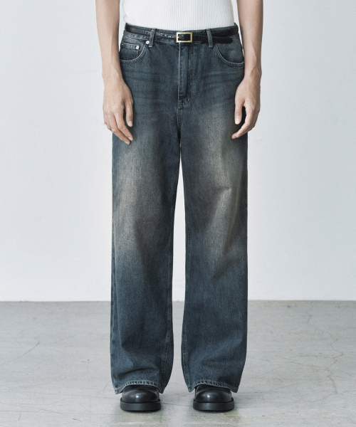 BRANDED（ブランデッド）の「1770 MUTE JEANS [ESSENTIAL WIDE STRAIGHT]（デニムパンツ・メンズ・その他・28/30/32/34）」の2枚目の写真