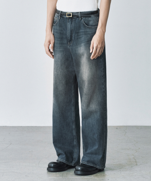 BRANDED（ブランデッド）の「1770 MUTE JEANS [ESSENTIAL WIDE STRAIGHT]（デニムパンツ・メンズ・その他・28/30/32/34）」の3枚目の写真
