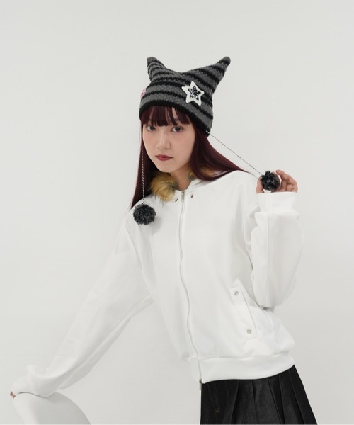 Uenui（ウニュイ）の「ファー パーカー（パーカー・レディース・ホワイト/ブラック・FREE）」の14枚目の写真