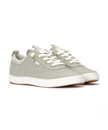Keds センター スリー スリップオン チョーキー キャンバス グレー