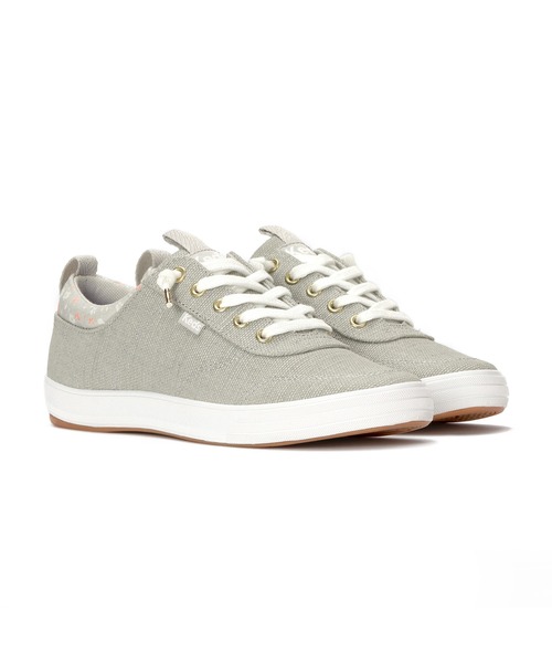 Keds(ケッズ)の「Keds センター スリー スリップオン チョーキー キャンバス グレー(スニーカー・レディース・グレー・23.0cm/23.5cm/24.0cm/24.5cm/25.0cm/22.5cm)」の1枚目の写真