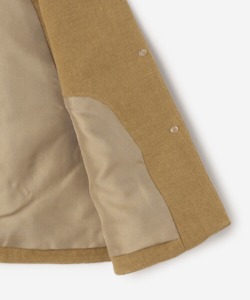 Bshop（ビショップ）の「INTO THE EAST｜コットリネン 刺繍ベスト Apricot WOMEN（ベスト・レディース・ブラウン系その他・36）」の7枚目の写真