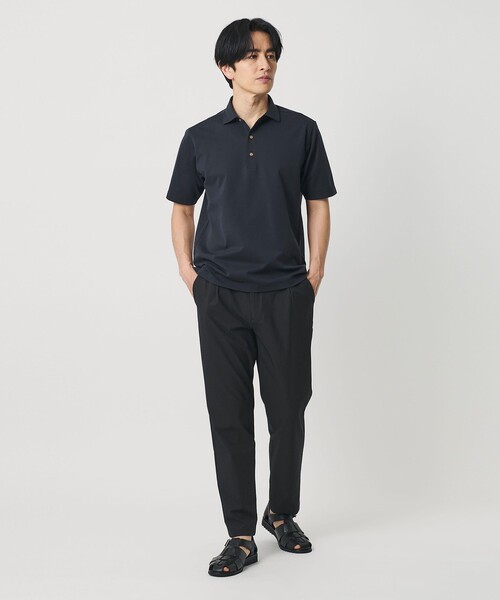 BEAUTY&YOUTH UNITED ARROWS（ビューティーアンドユースユナイテッドアローズ）の「クール ハイゲージ モクロディ ポロシャツ 接触冷感 抗菌防臭（ポロシャツ・メンズ・ロイヤルブルー/ホワイト/ダークグレー/ネイビー・S/XL/L/M）」の6枚目の写真