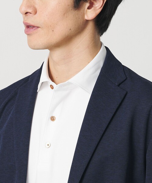 BEAUTY&YOUTH UNITED ARROWS（ビューティーアンドユースユナイテッドアローズ）の「クール ハイゲージ モクロディ ポロシャツ 接触冷感 抗菌防臭（ポロシャツ・メンズ・ロイヤルブルー/ホワイト/ダークグレー/ネイビー・S/XL/L/M）」の10枚目の写真