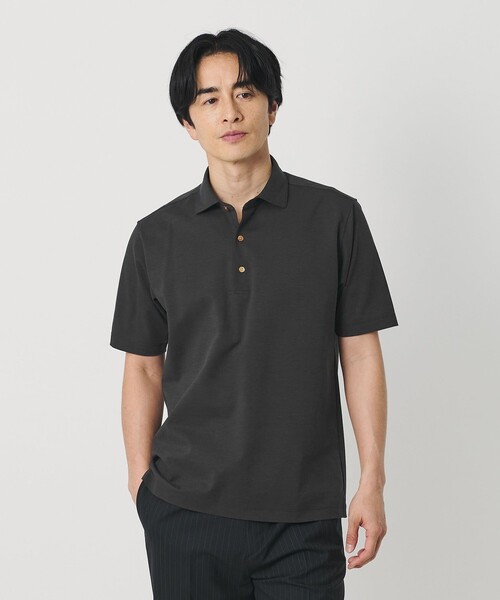 BEAUTY&YOUTH UNITED ARROWS（ビューティーアンドユースユナイテッドアローズ）の「クール ハイゲージ モクロディ ポロシャツ 接触冷感 抗菌防臭（ポロシャツ・メンズ・ロイヤルブルー/ホワイト/ダークグレー/ネイビー・S/XL/L/M）」の11枚目の写真