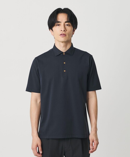 BEAUTY&YOUTH UNITED ARROWS（ビューティーアンドユースユナイテッドアローズ）の「クール ハイゲージ モクロディ ポロシャツ 接触冷感 抗菌防臭（ポロシャツ・メンズ・ロイヤルブルー/ホワイト/ダークグレー/ネイビー・S/XL/L/M）」の15枚目の写真