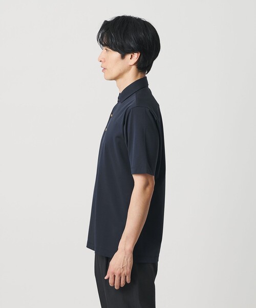 BEAUTY&YOUTH UNITED ARROWS（ビューティーアンドユースユナイテッドアローズ）の「クール ハイゲージ モクロディ ポロシャツ 接触冷感 抗菌防臭（ポロシャツ・メンズ・ロイヤルブルー/ホワイト/ダークグレー/ネイビー・S/XL/L/M）」の16枚目の写真