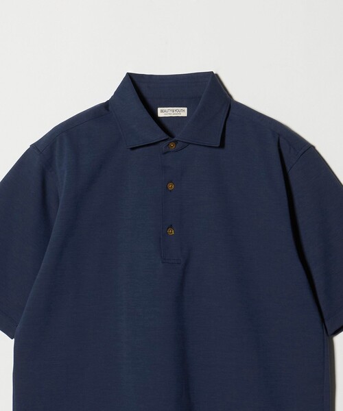 BEAUTY&YOUTH UNITED ARROWS（ビューティーアンドユースユナイテッドアローズ）の「クール ハイゲージ モクロディ ポロシャツ 接触冷感 抗菌防臭（ポロシャツ・メンズ・ロイヤルブルー/ホワイト/ダークグレー/ネイビー・S/XL/L/M）」の19枚目の写真
