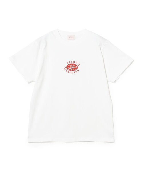 BEAMS RECORDS(ビームスレコーズ)の「BEAMS RECORDS / LOGO PRINT T-shits(Tシャツ/カットソー・メンズ・ブラック/ホワイト・MEDIUM/LARGE/X-LARGE/SMALL/XX-LARGE)」の5枚目の写真