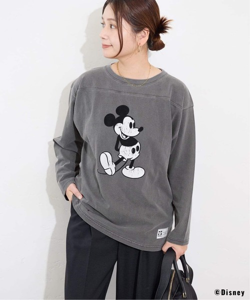 JOURNAL STANDARD(ジャーナルスタンダード)の「《追加2》MICKEY / FOOTBALL T(Tシャツ/カットソー・レディース・ホワイト/ブラック系その他・FREE)」の17枚目の写真