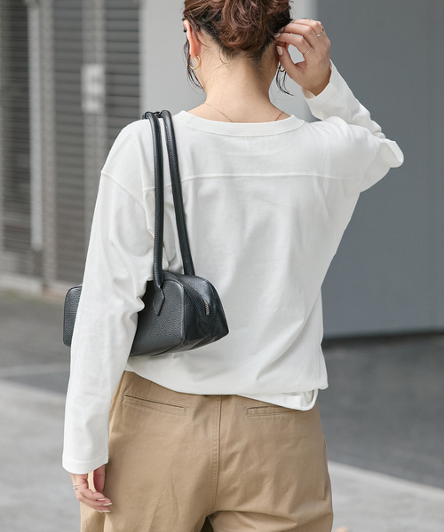 JOURNAL STANDARD(ジャーナルスタンダード)の「《追加2》MICKEY / FOOTBALL T(Tシャツ/カットソー・レディース・ホワイト/ブラック系その他・FREE)」の13枚目の写真