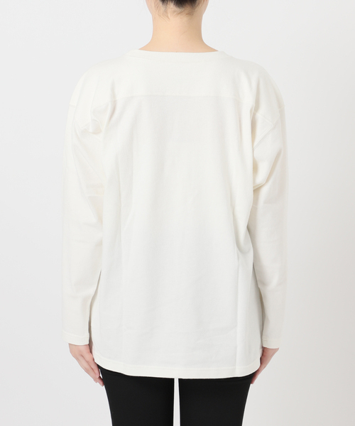JOURNAL STANDARD(ジャーナルスタンダード)の「《追加2》MICKEY / FOOTBALL T(Tシャツ/カットソー・レディース・ホワイト/ブラック系その他・FREE)」の8枚目の写真